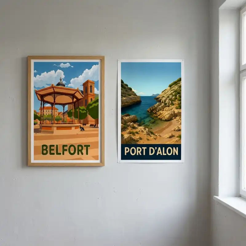 Affiches décoratives personnalisées de style BD, manga ou aquarelle - vue 3