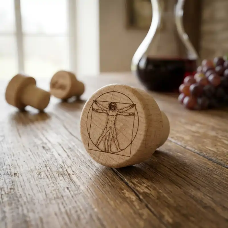 Bouchon bois personnalisé