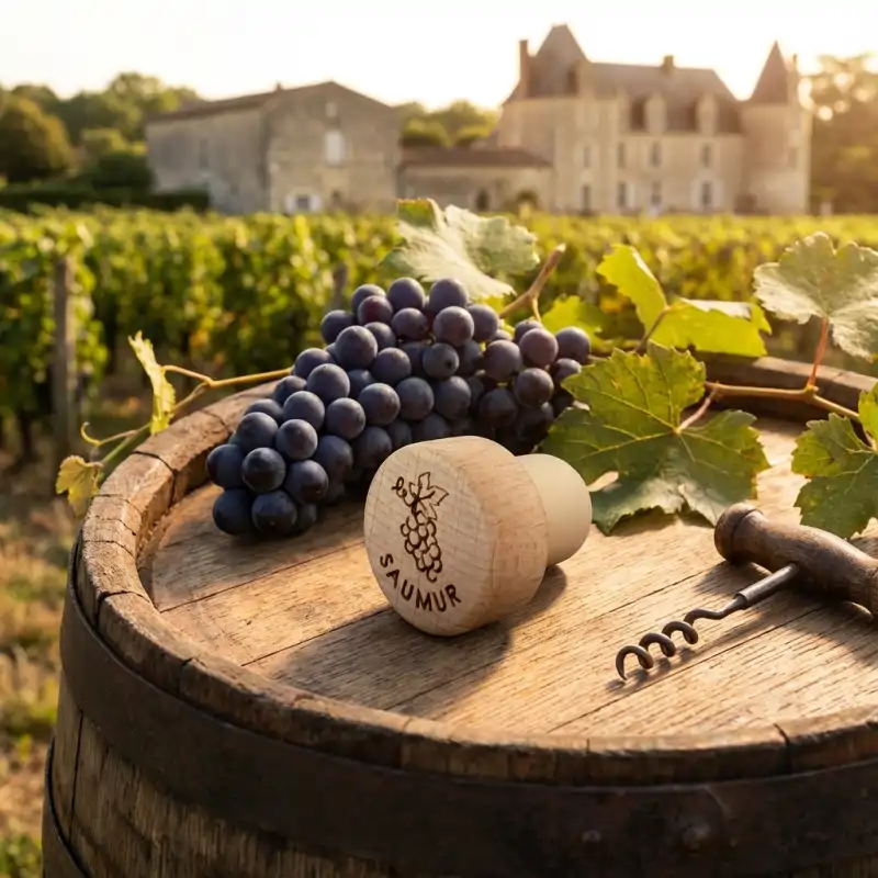 Bouchon bois personnalisé - vue 3