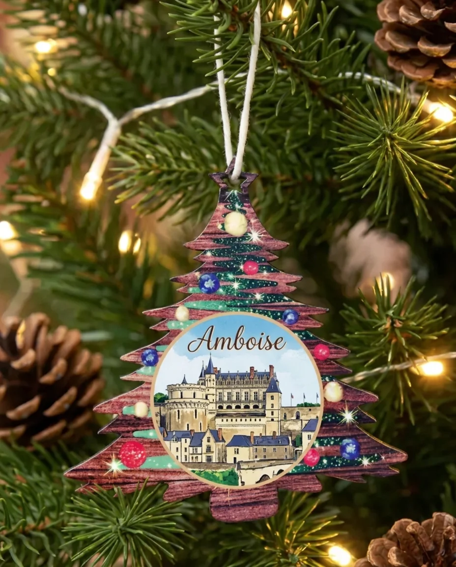 Boule Noël sapin personnalisée