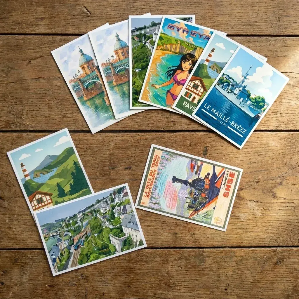 Carte postale personnalisée