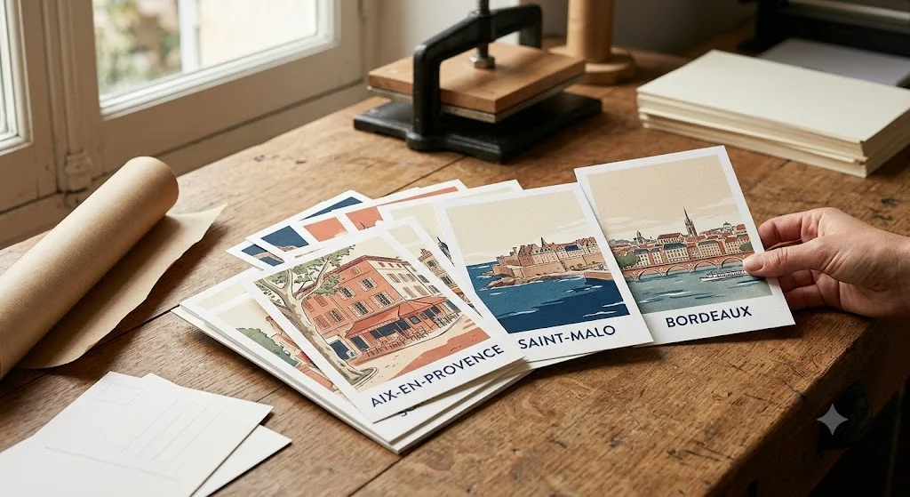Carte postale personnalisée