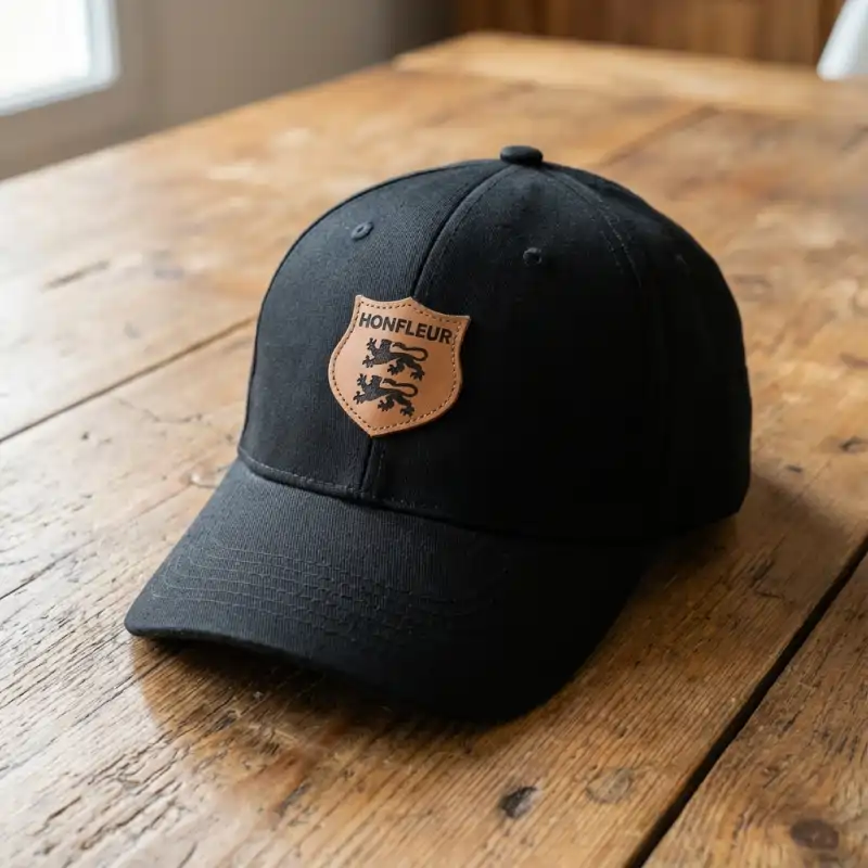 Casquette insert cuir - vue 2