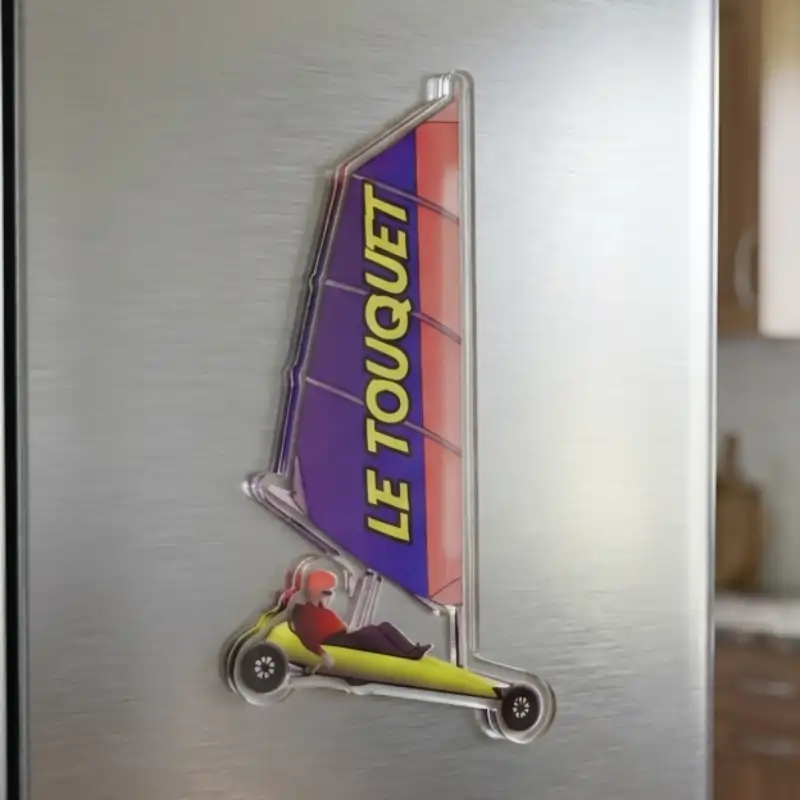 Magnets en acrylique transparent découpés sur mesure - vue 2