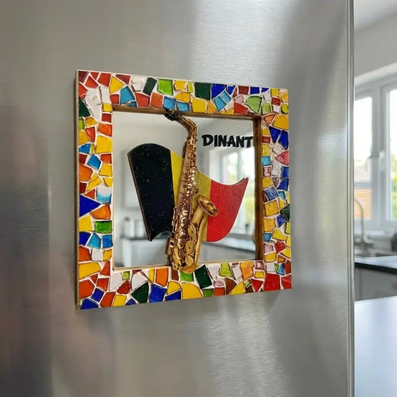 Magnet miroir 3D relief - vue 3
