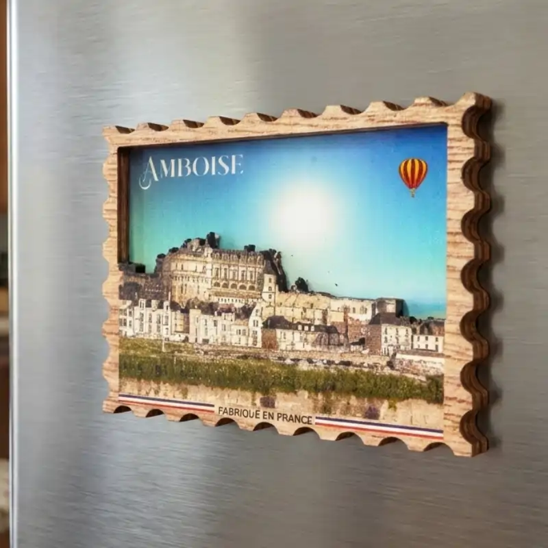 Magnet bois 3D Amboise
