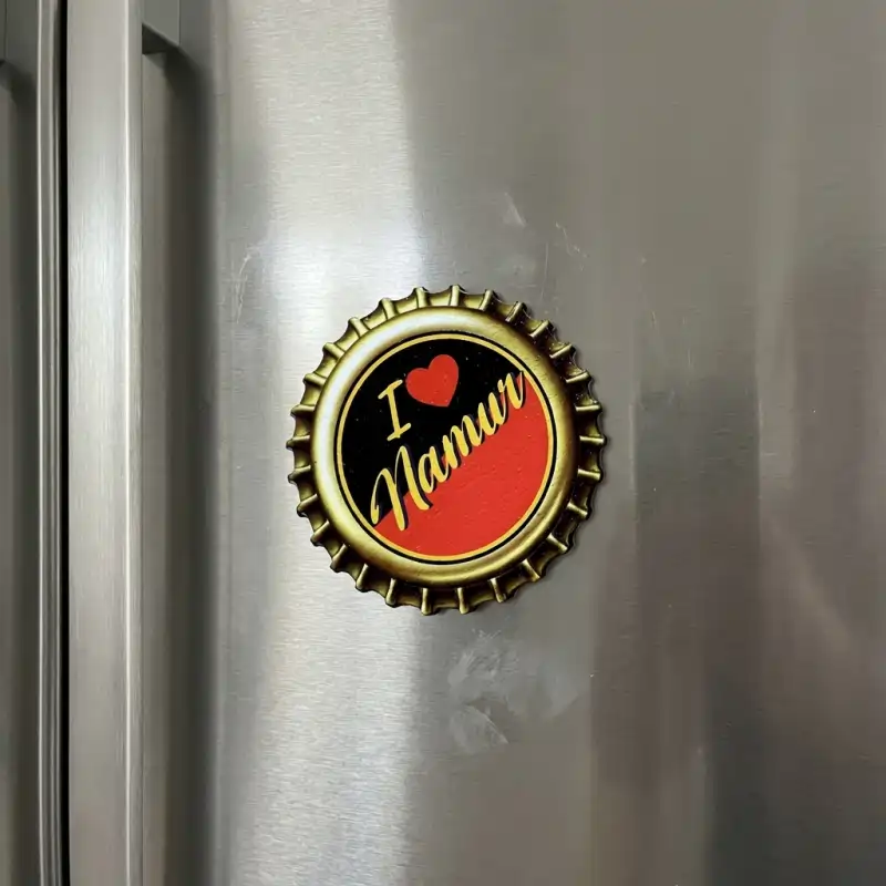 Magnet décapsuleur capsule bois