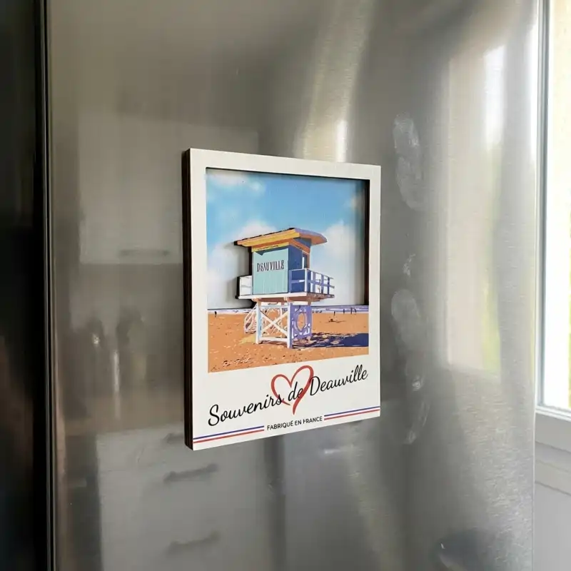 Magnet bois 3D personnalisé