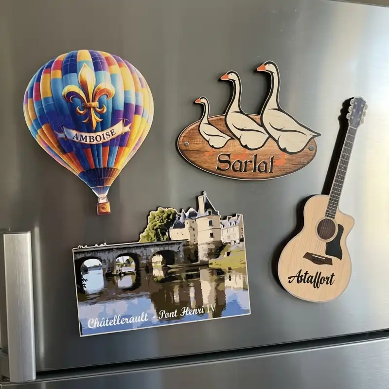 Magnet bois sur mesure personnalisé