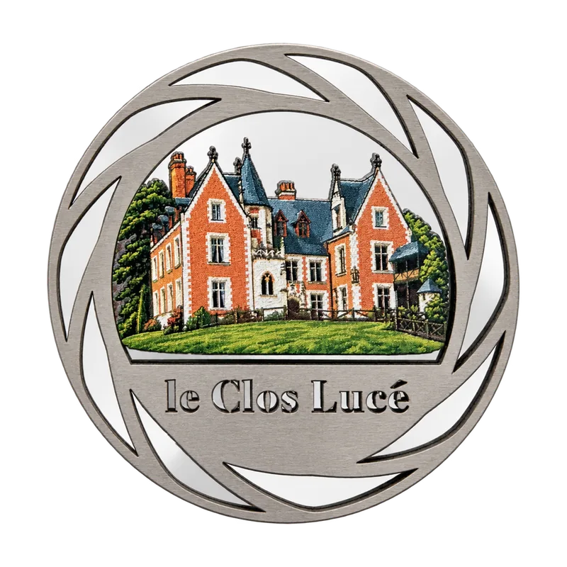 Magnet métal relief miroir clos luce packshot 20261022b personnalisé