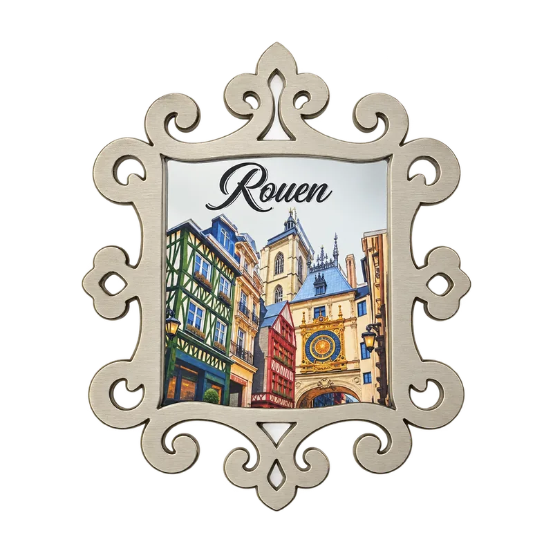 Magnet métal relief miroir rouen packshot 20261022b personnalisé