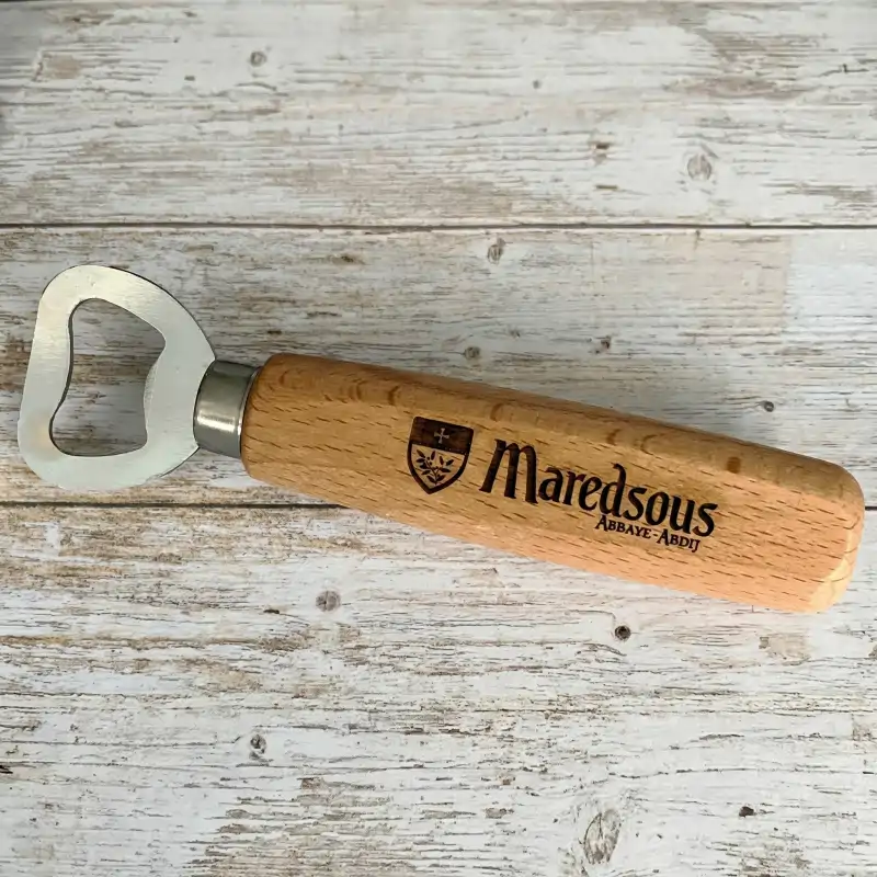 Ouvre-bouteille en bois de hêtre