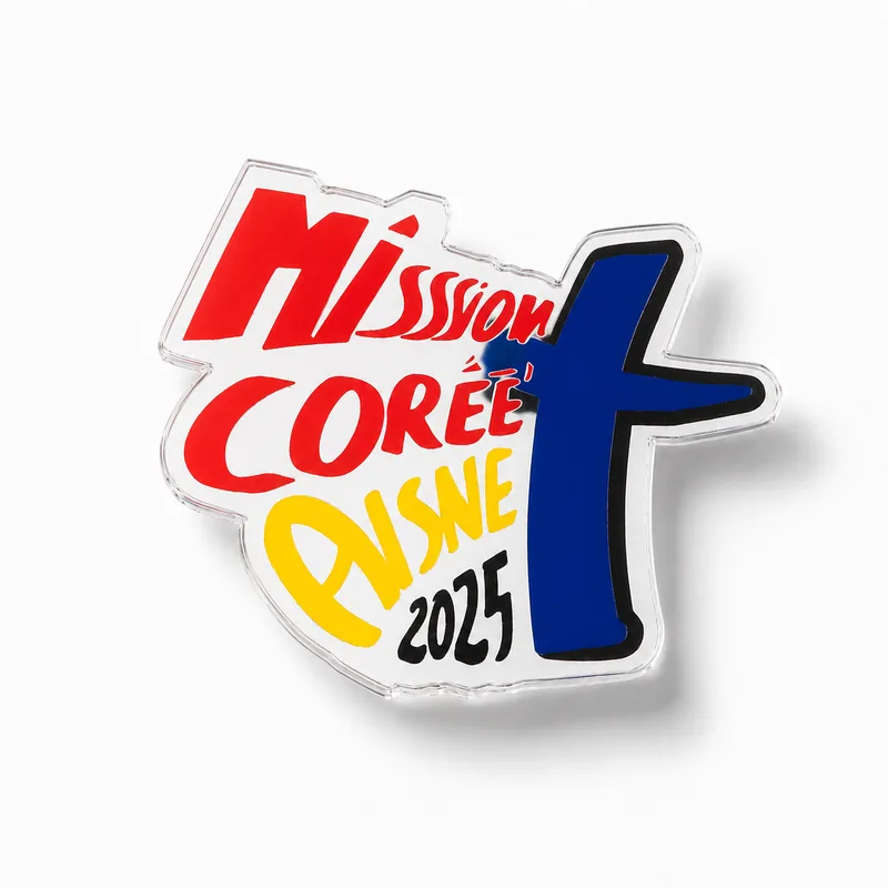 Pin's miroir coree aisne personnalisé