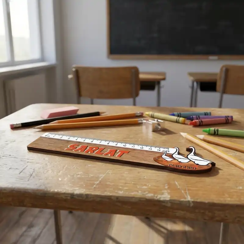 Règle en bois personnalisée - vue 2