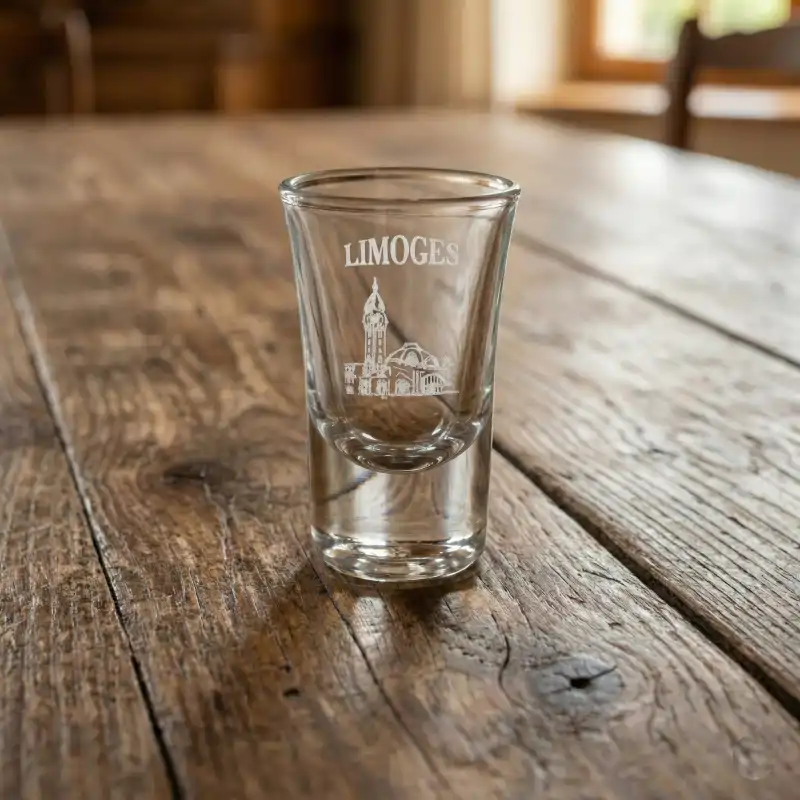 Shooter en verre personnalisé