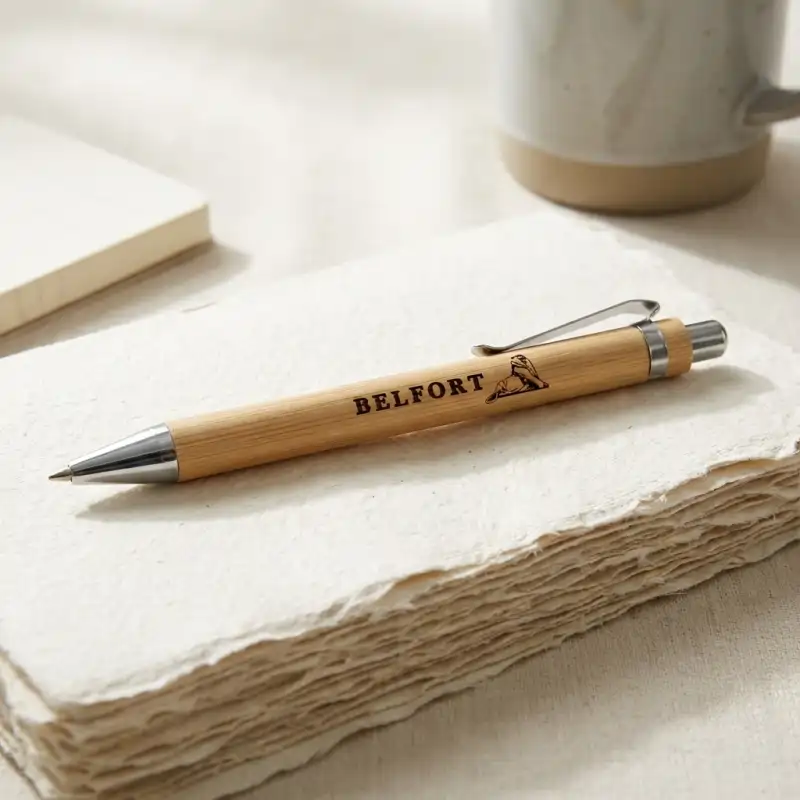 Stylo bambou personnalisé pour goodies entreprise