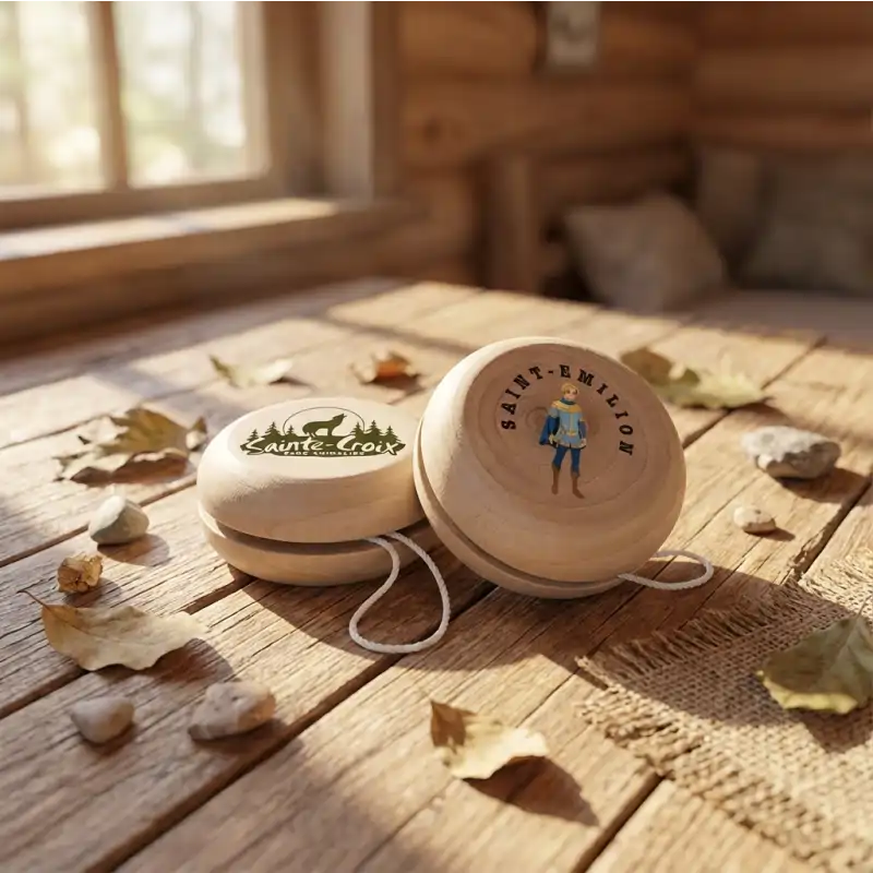 Yoyo en bois personnalisé