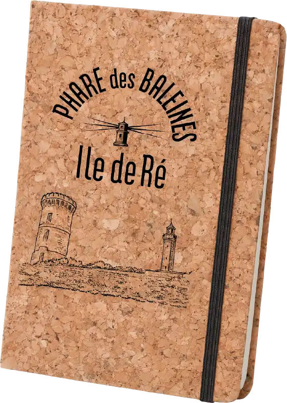 Bloc-notes personnalisés avec couverture en liège naturel