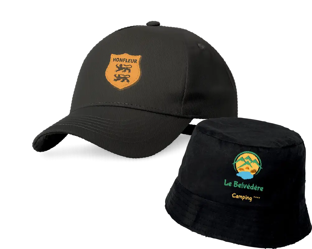 Casquettes en coton organique et bobs personnalisés