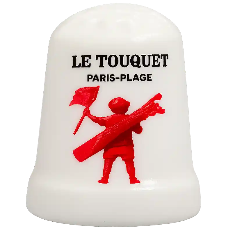 Dés à coudre en porcelaine personnalisés par impression UV